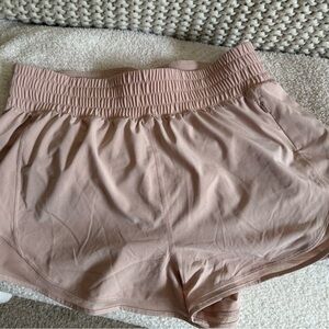 Aritzia Women's Athletic Shorts in Light Brown